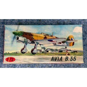 KP  Avia B 35 Rare   1/72 Scale Airplane Model Kit Complete and Unassembled